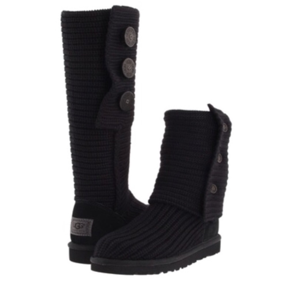Ugg Australia knit Classic Cardy boots Size 8